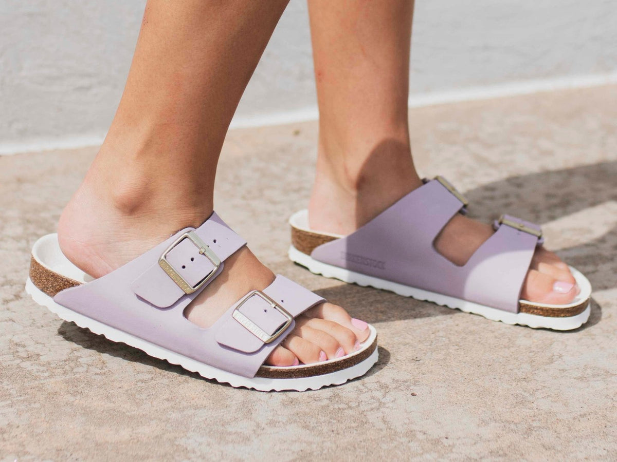 Lilac birkenstocks 2025