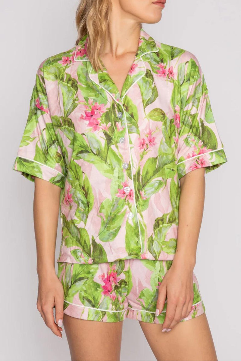 Tropical pyjama set hot sale