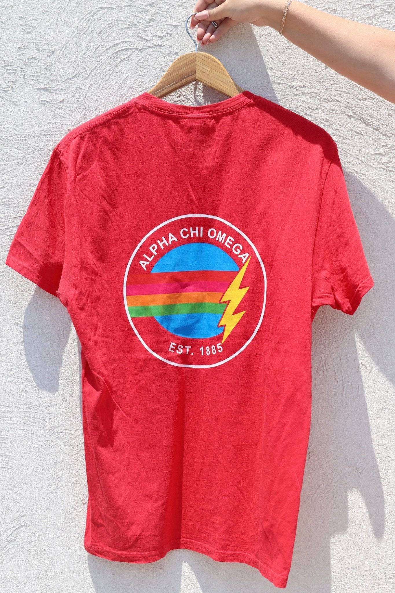 2024 Sorority Tee: Alpha Chi Omega "Alpha Chi" - J. Cole ShoesDuo Threads2024 Sorority Tee: Alpha Chi Omega "Alpha Chi"