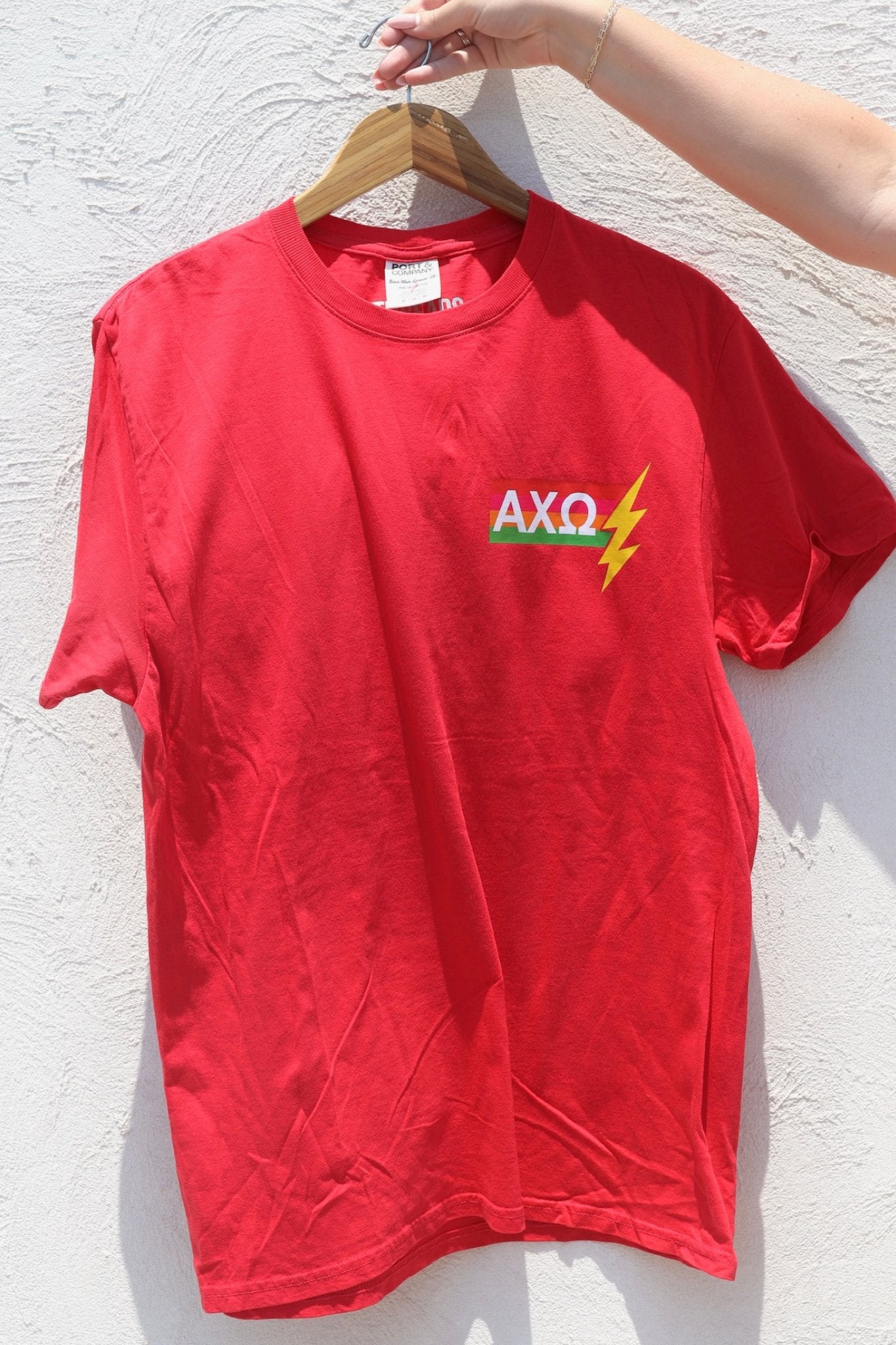 2024 Sorority Tee: Alpha Chi Omega "Alpha Chi" - J. Cole ShoesDuo Threads2024 Sorority Tee: Alpha Chi Omega "Alpha Chi"