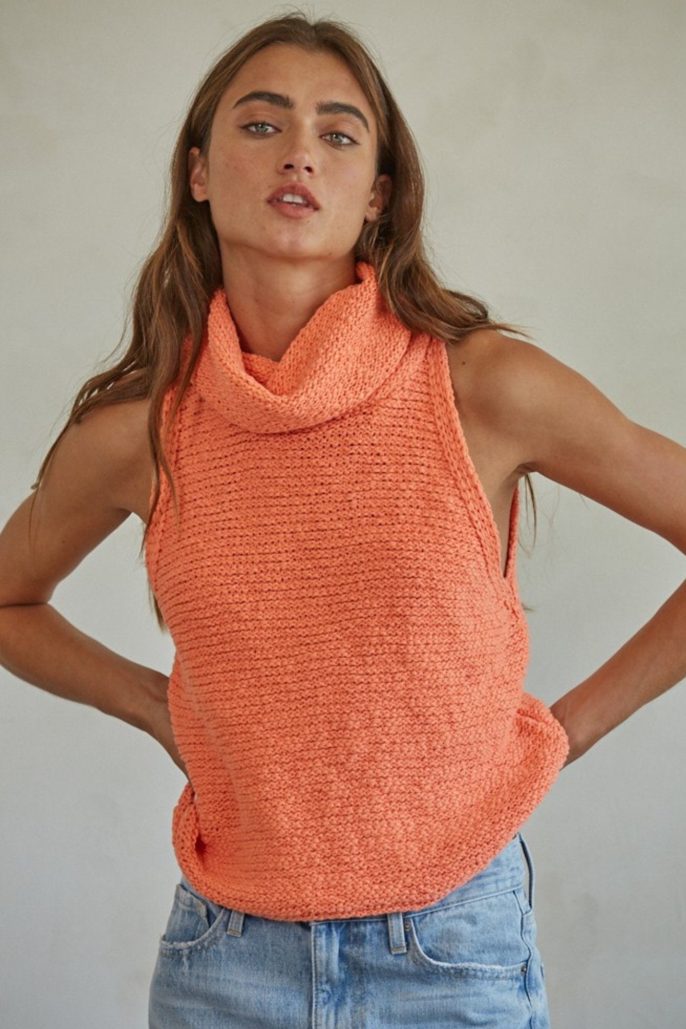 Alliani Sweater in Coral - J. Cole ShoesBY TOGETHERAlliani Sweater in Coral