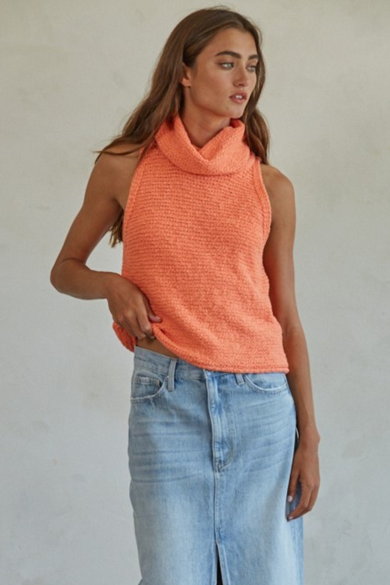 Alliani Sweater in Coral - J. Cole ShoesBY TOGETHERAlliani Sweater in Coral