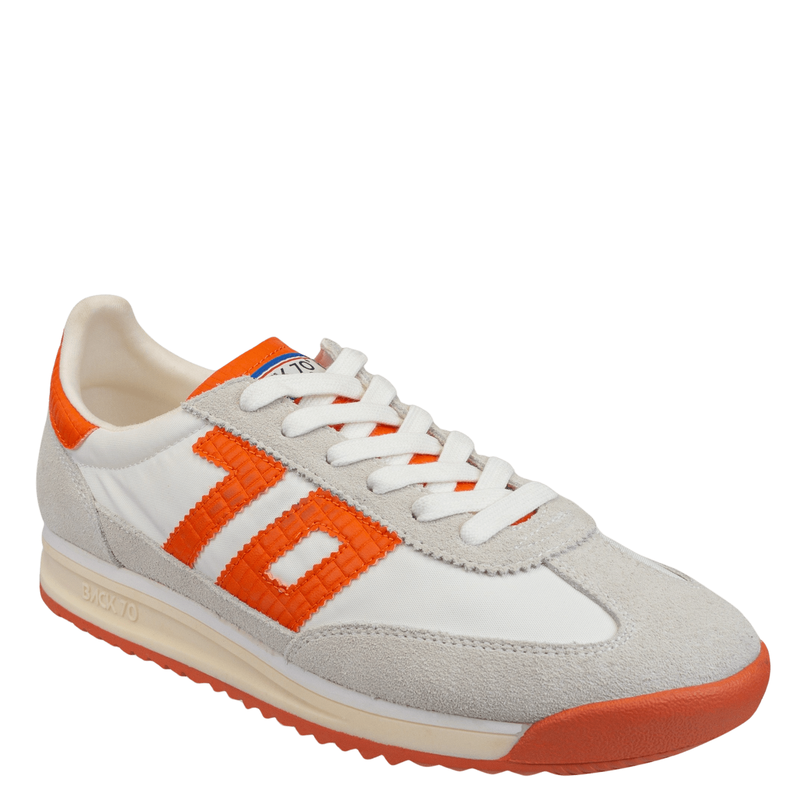 BACK 70 - BARKLEY JOGGER in WHITE ORANGE Sneakers - J. Cole ShoesBACK 70BACK 70 - BARKLEY JOGGER in WHITE ORANGE Sneakers