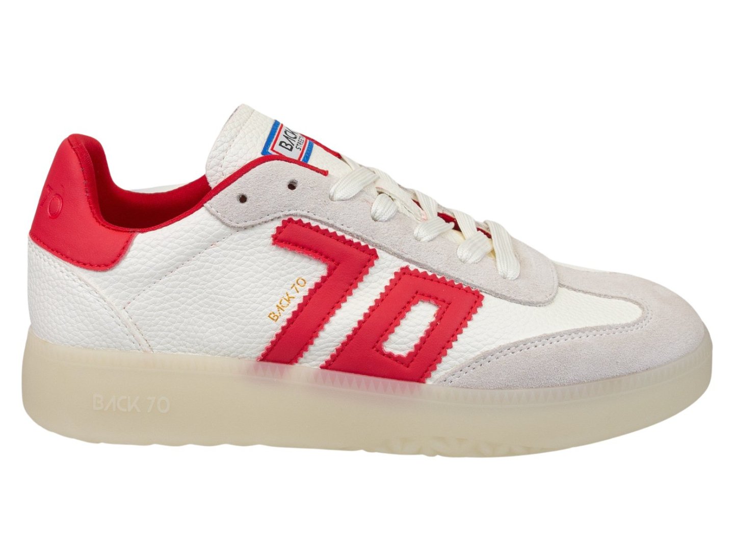 BACK 70 - BOSTON 2502 in WHITE RED Sneakers - J. Cole ShoesBACK 70BACK 70 - BOSTON 2502 in WHITE RED Sneakers