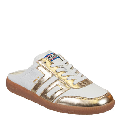 BACK 70 - EASTER in METALLIC GOLD Backless Sneakers - J. Cole ShoesBACK 70BACK 70 - EASTER in METALLIC GOLD Backless Sneakers