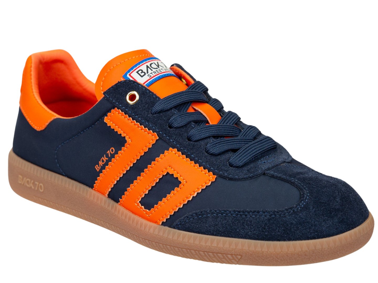 BACK 70 - GHOST in NAVY ORANGE Sneakers - J. Cole ShoesBACK 70BACK 70 - GHOST in NAVY ORANGE Sneakers