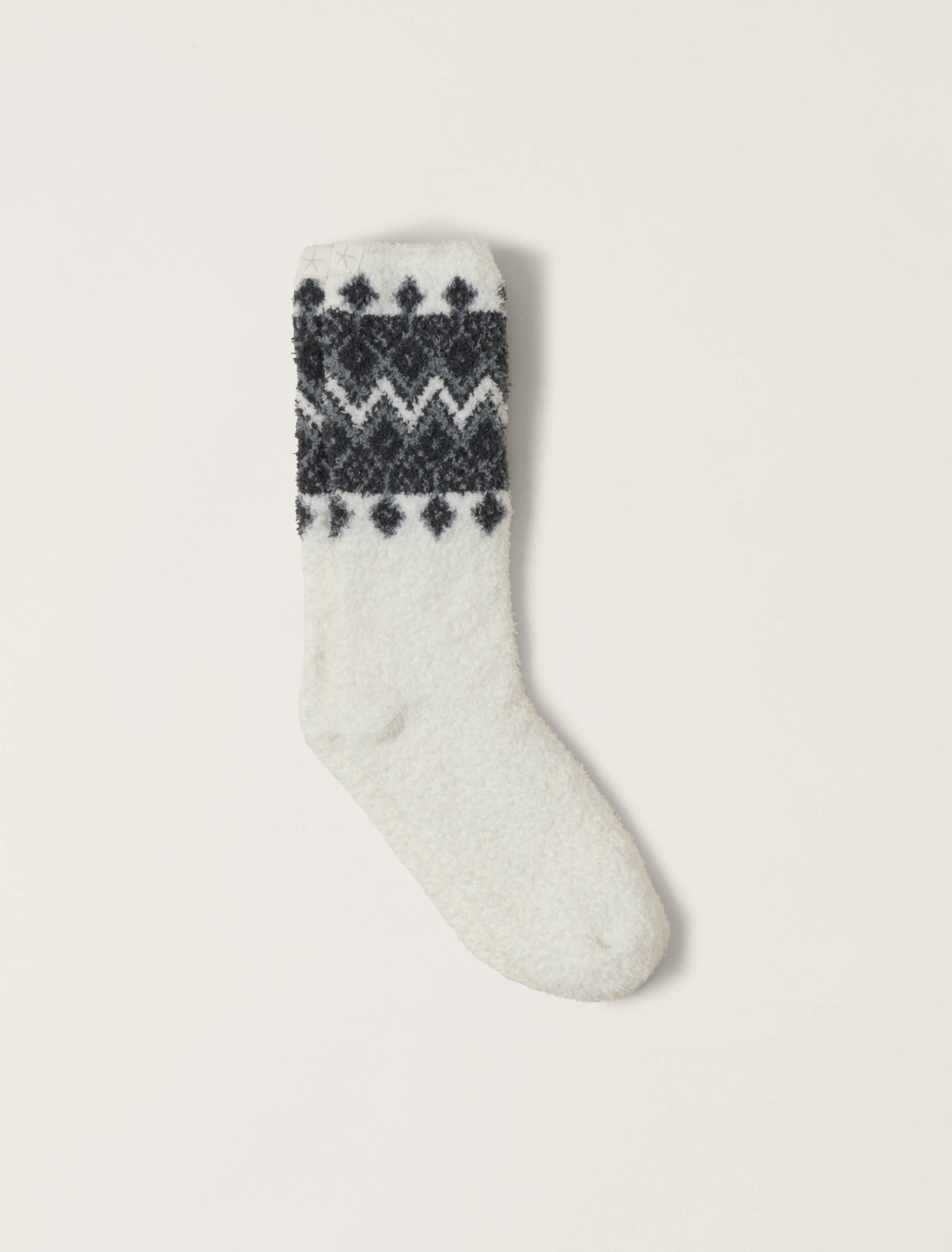 Barefoot Dreams: CozyChic Fair Isle Socks in Pearl Multi - J. Cole ShoesBAREFOOT DREAMSBarefoot Dreams: CozyChic Fair Isle Socks in Pearl Multi