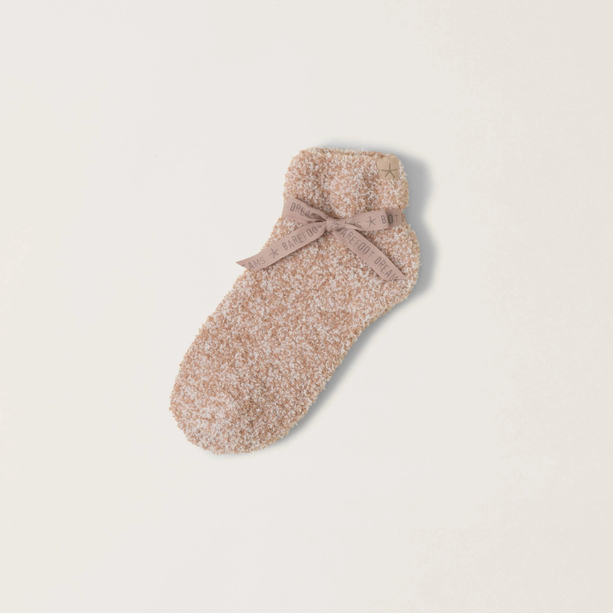 Barefoot Dreams: CozyChic Heathered Tennis Socks in Willow & White - J. Cole ShoesBAREFOOT DREAMSBarefoot Dreams: CozyChic Heathered Tennis Socks in Willow & White