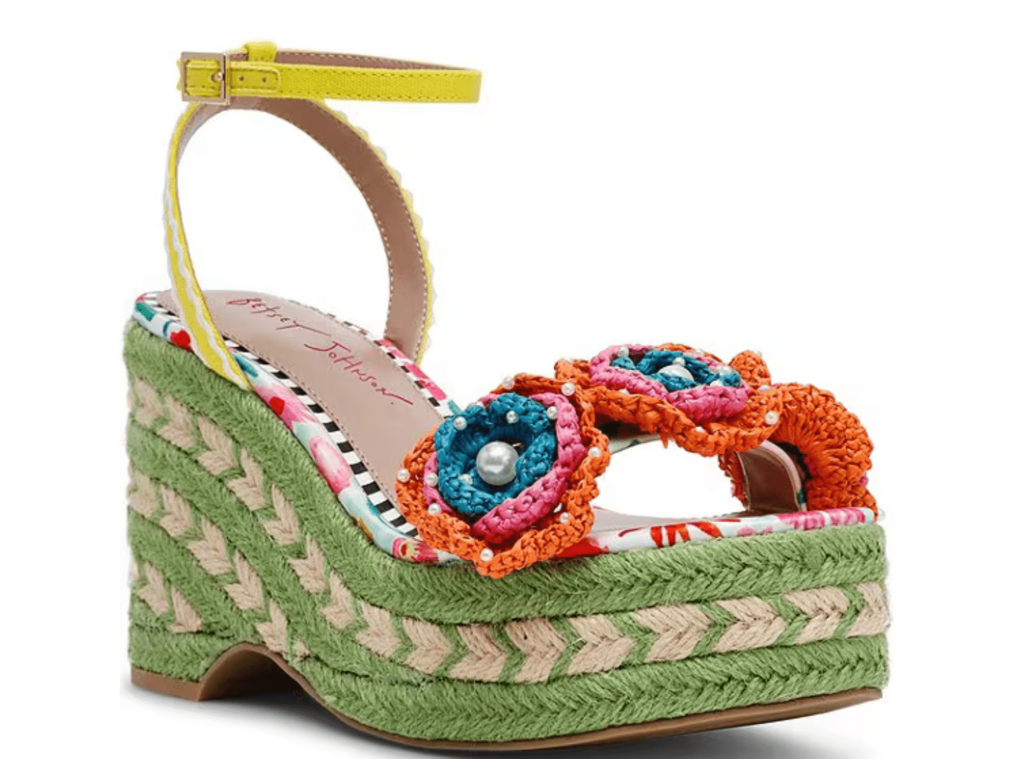 Betsy Johnson: Marabela in White Multi - J. Cole ShoesBETSEY JOHNSONBetsy Johnson: Marabela in White Multi