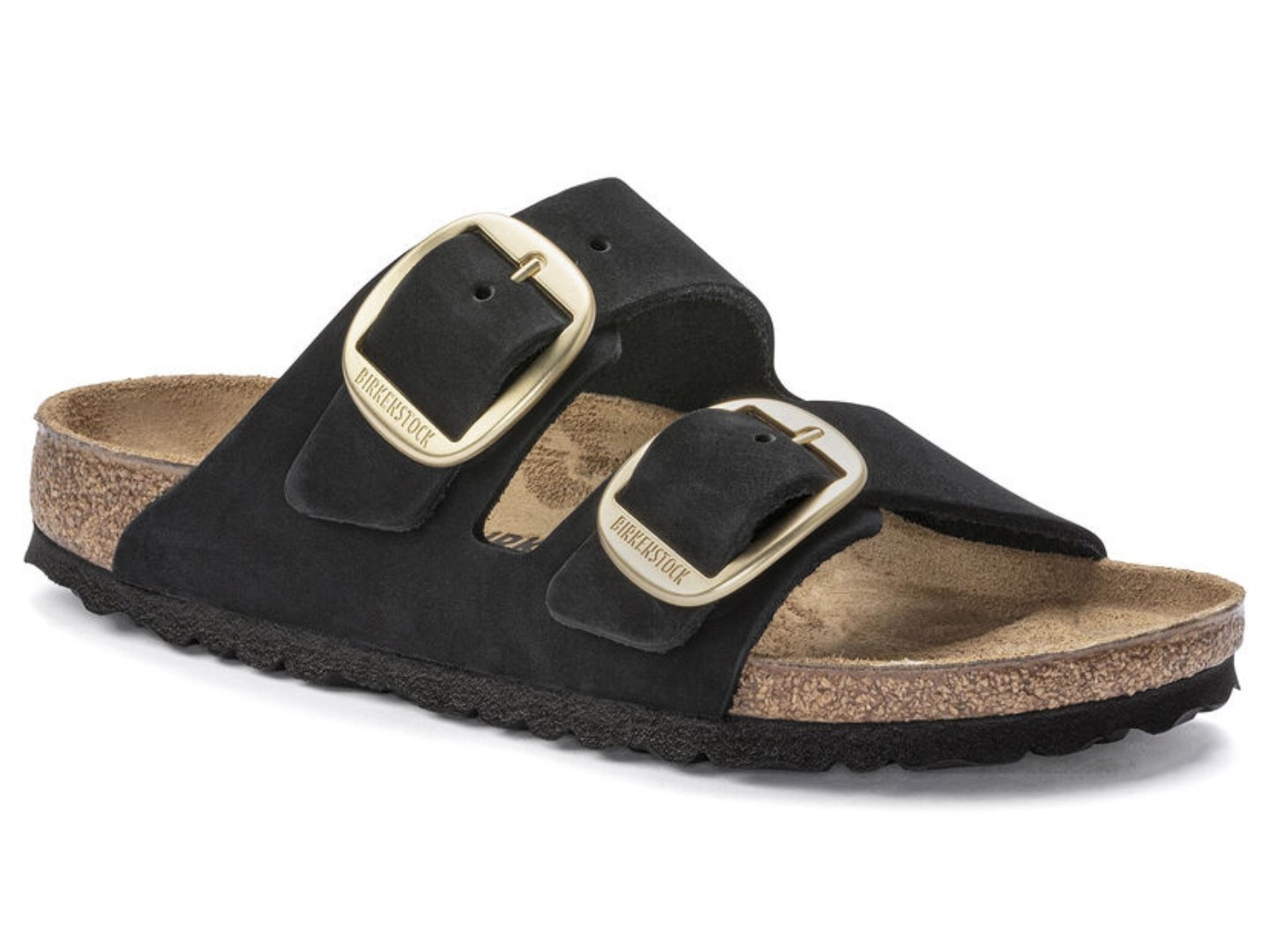 Birkenstock: Arizona Big Buckle Black Nubuk NARROW Fit - J. Cole ShoesBIRKENSTOCKBirkenstock: Arizona Big Buckle Black Nubuk NARROW Fit