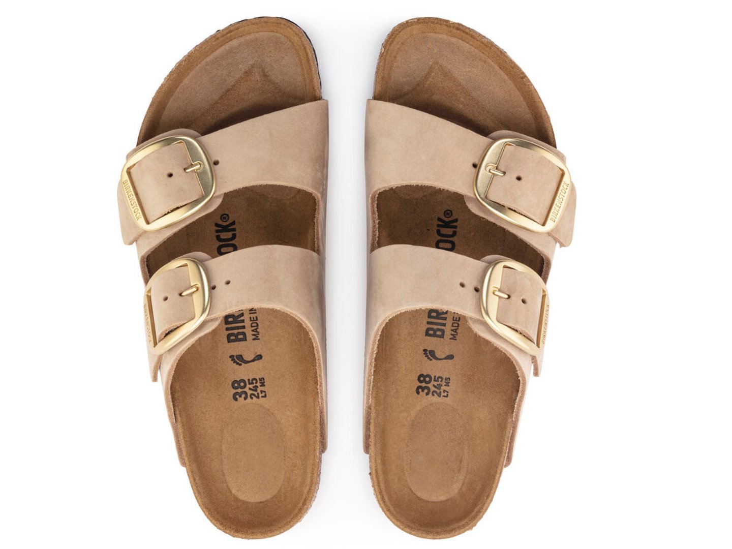 Birkenstock: Arizona Big Buckle Sandcastle - J. Cole ShoesBIRKENSTOCKBirkenstock: Arizona Big Buckle Sandcastle