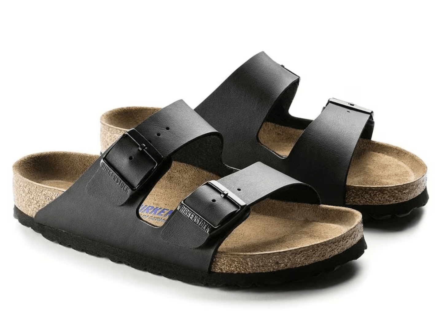 Birkenstock: Arizona SFB Black BFLOR - J. Cole ShoesBIRKENSTOCKBirkenstock: Arizona SFB Black BFLOR