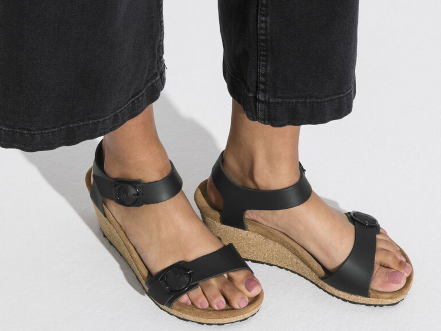 Birkenstock: Soley Ring in Black - J. Cole ShoesBIRKENSTOCKBirkenstock: Soley Ring in Black