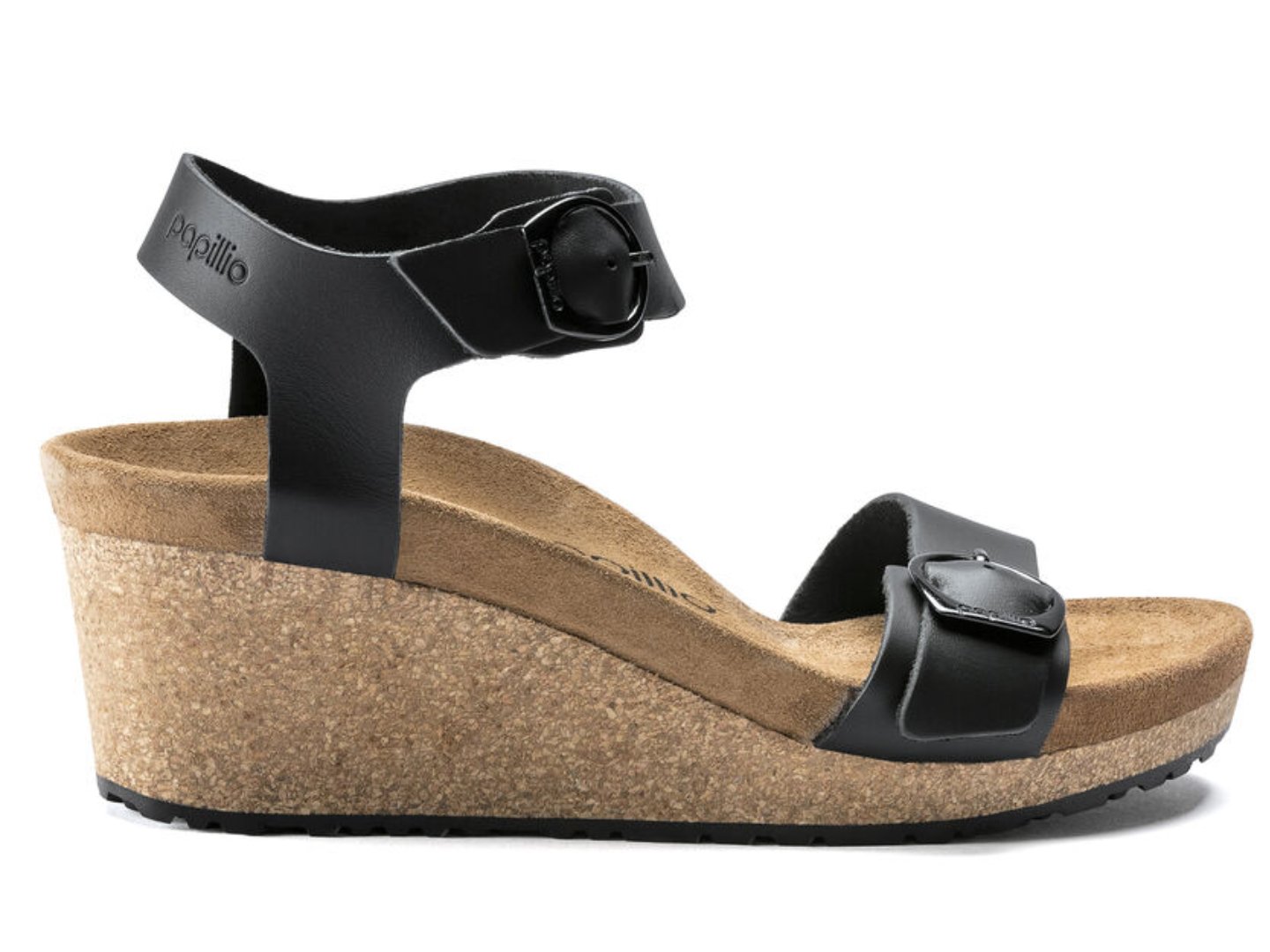 Birkenstock: Soley Ring in Black - J. Cole ShoesBIRKENSTOCKBirkenstock: Soley Ring in Black