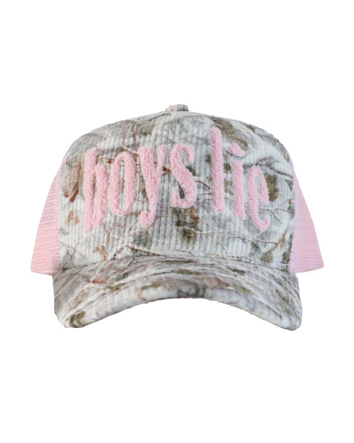 Boys Lie: Rose Colored Trucker Hat - J. Cole ShoesBOYS LIEBoys Lie: Rose Colored Trucker Hat