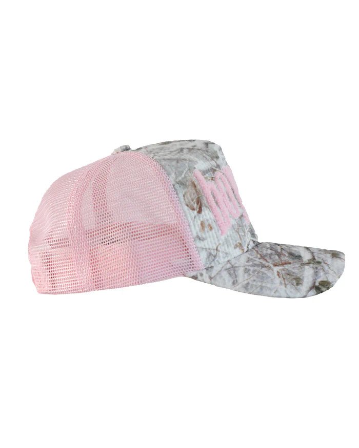 Boys Lie: Rose Colored Trucker Hat - J. Cole ShoesBOYS LIEBoys Lie: Rose Colored Trucker Hat