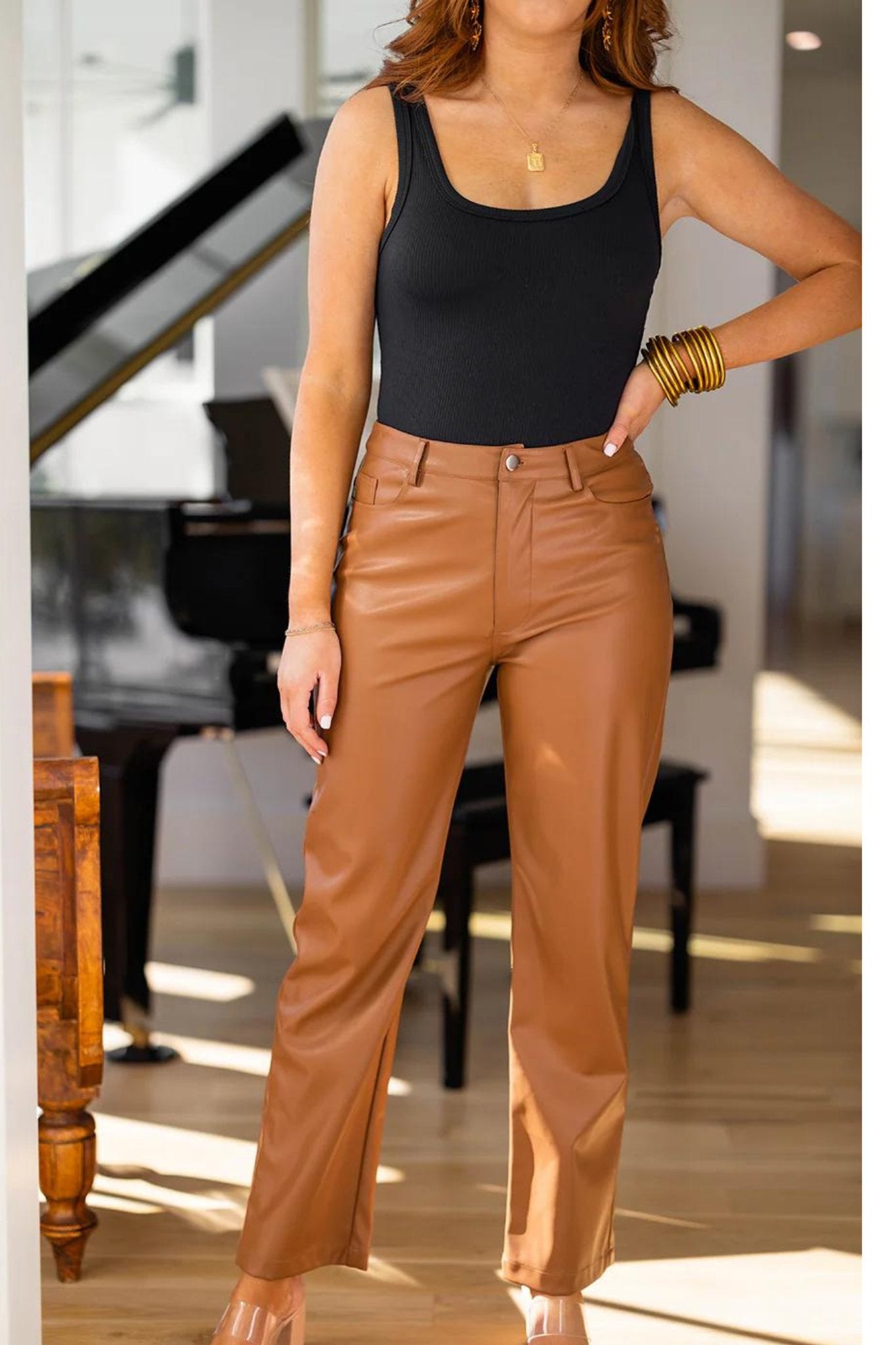 Buddy Love: Gomez Vegan Leather Pants - J. Cole ShoesBuddy LoveBuddy Love: Gomez Vegan Leather Pants