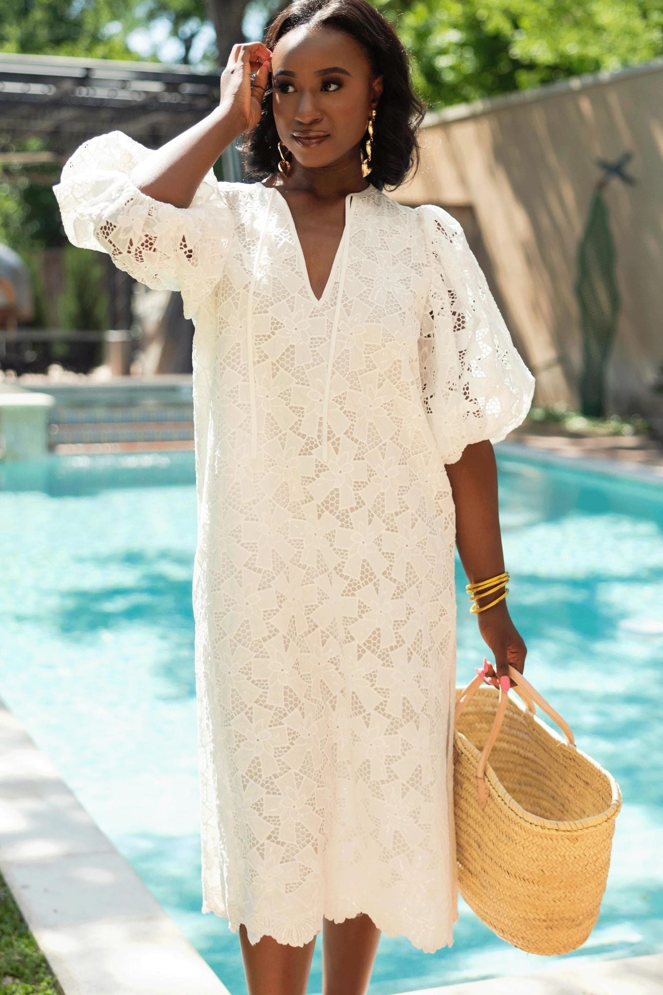 Buddy Love: Pamela Spritzer Maxi Dress in White - J. Cole ShoesBUDDYLOVEBuddy Love: Pamela Spritzer Maxi Dress in White