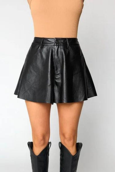 Buddylove: Emerson Vegan Leather Shorts - J. Cole ShoesBUDDYLOVEBuddylove: Emerson Vegan Leather Shorts