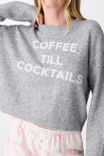 Coffee Till Cocktails Knit Sweater - J. Cole ShoesPJ SALVAGECoffee Till Cocktails Knit Sweater