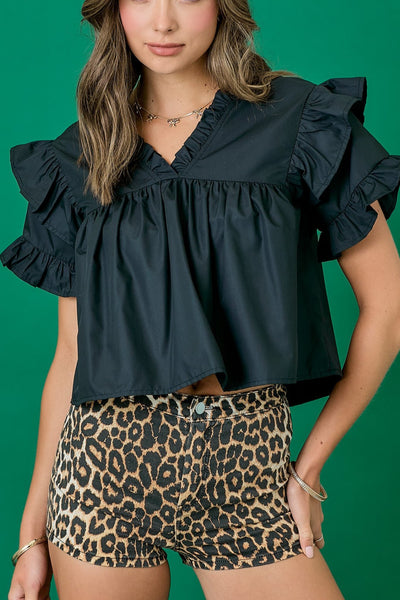 Colette Blouse in Black - J. Cole ShoesDAY + MOONColette Blouse in Black