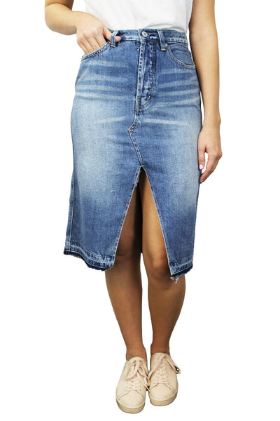 Denim Midi Skirt - J. Cole ShoesFREE PEOPLEDenim Midi Skirt