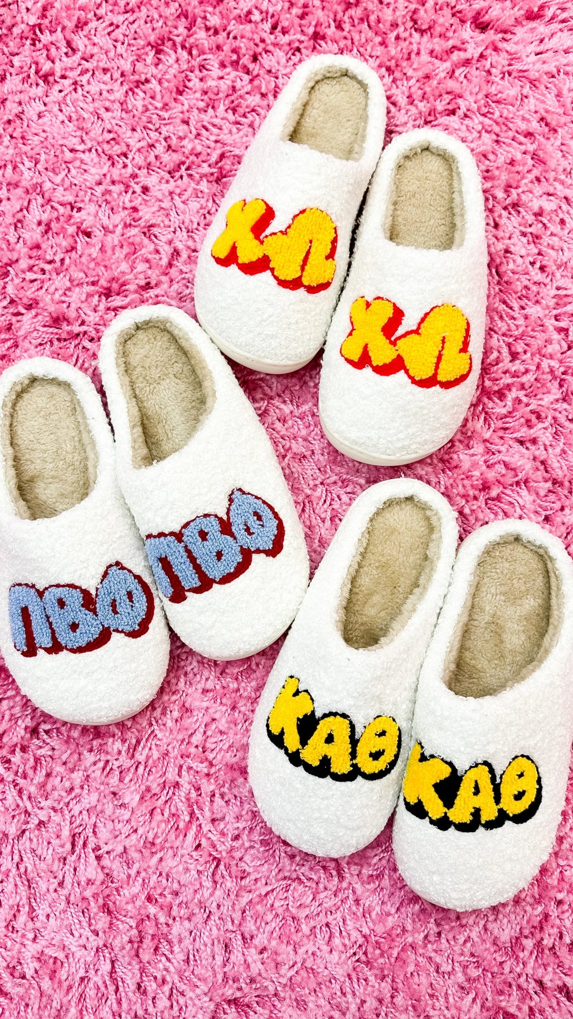 Duo Threads: Sorority Slippers Alpha Omicron Pi - J. Cole ShoesDuo ThreadsDuo Threads: Sorority Slippers Alpha Omicron Pi