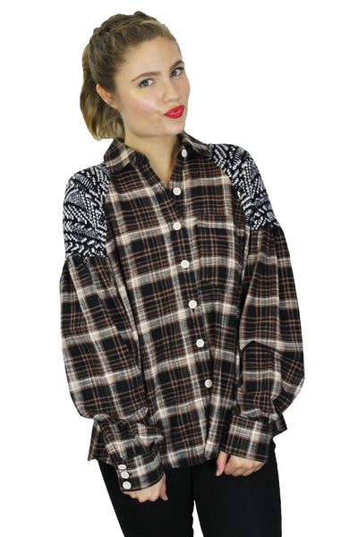 Fireside Nights Buttondown - J. Cole ShoesFREE PEOPLEFireside Nights Buttondown