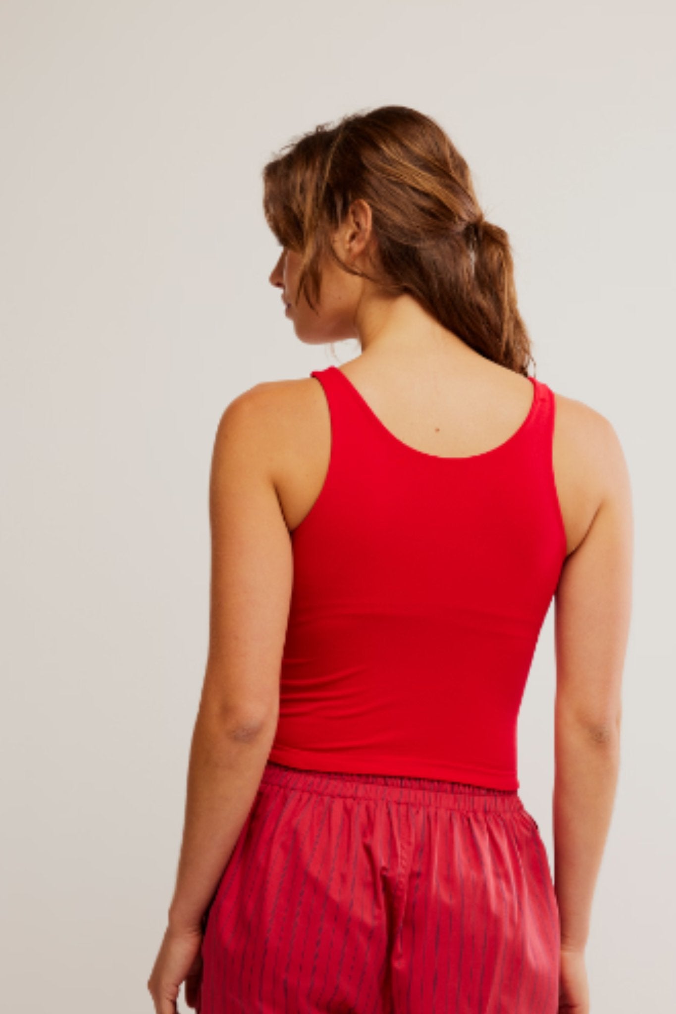 Free People: Clean Lines Cami in Cherry Crush - J. Cole ShoesFREE PEOPLEFree People: Clean Lines Cami in Cherry Crush