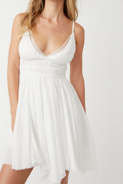 Free People: Delia Slip Dress in Ivory - J. Cole ShoesFREE PEOPLEFree People: Delia Slip Dress in Ivory