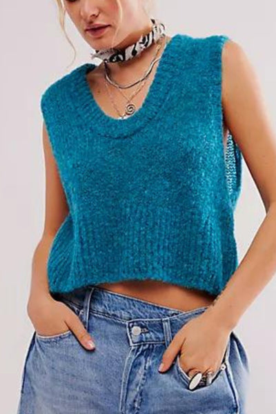 Free People: Dream Maker Vest in Biscay Bay - J. Cole ShoesFREE PEOPLEFree People: Dream Maker Vest in Biscay Bay