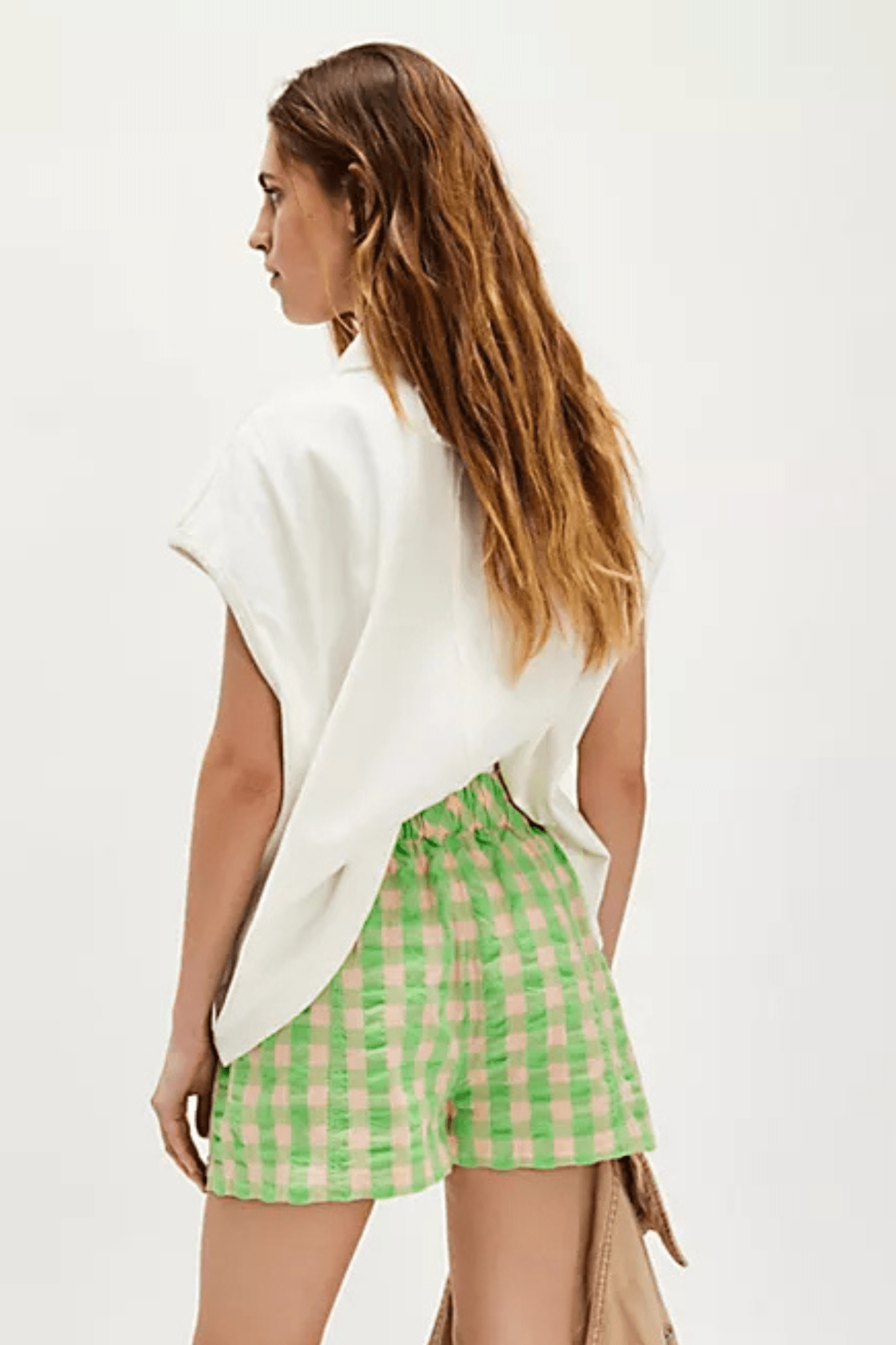 Free People: Get Free Seersucker Shorts in Exotic Lime Combo - J. Cole ShoesFREE PEOPLEFree People: Get Free Seersucker Shorts in Exotic Lime Combo