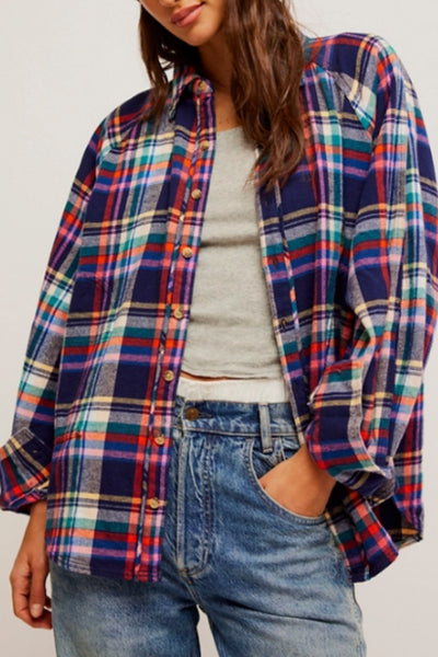 Free People: Girl Meets Boy Plaid Shirt - J. Cole ShoesFREE PEOPLEFree People: Girl Meets Boy Plaid Shirt