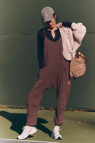 Free People: Hot Shot Onesie in Dark Espresso - J. Cole ShoesFREE PEOPLEFree People: Hot Shot Onesie in Dark Espresso