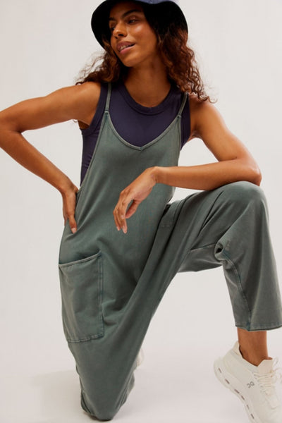 Free People: Hot Shot Onesie in Midnight Jade - J. Cole ShoesFREE PEOPLEFree People: Hot Shot Onesie in Midnight Jade