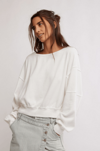 Free People: IFE Pullover in Ivory - J. Cole ShoesFREE PEOPLEFree People: IFE Pullover in Ivory