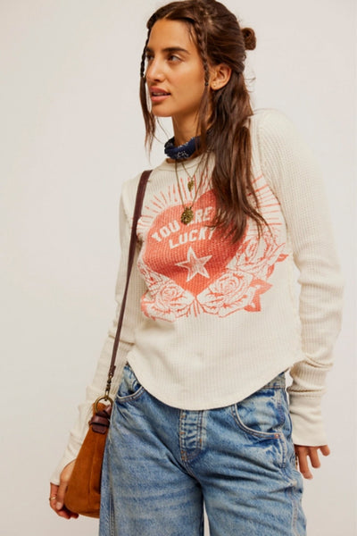 Free People: Lucky Locket Tee - J. Cole ShoesFREE PEOPLEFree People: Lucky Locket Tee