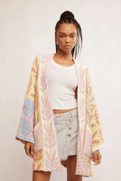 Free People: Mallorca Cardi in Spring Breeze - J. Cole ShoesFREE PEOPLEFree People: Mallorca Cardi in Spring Breeze