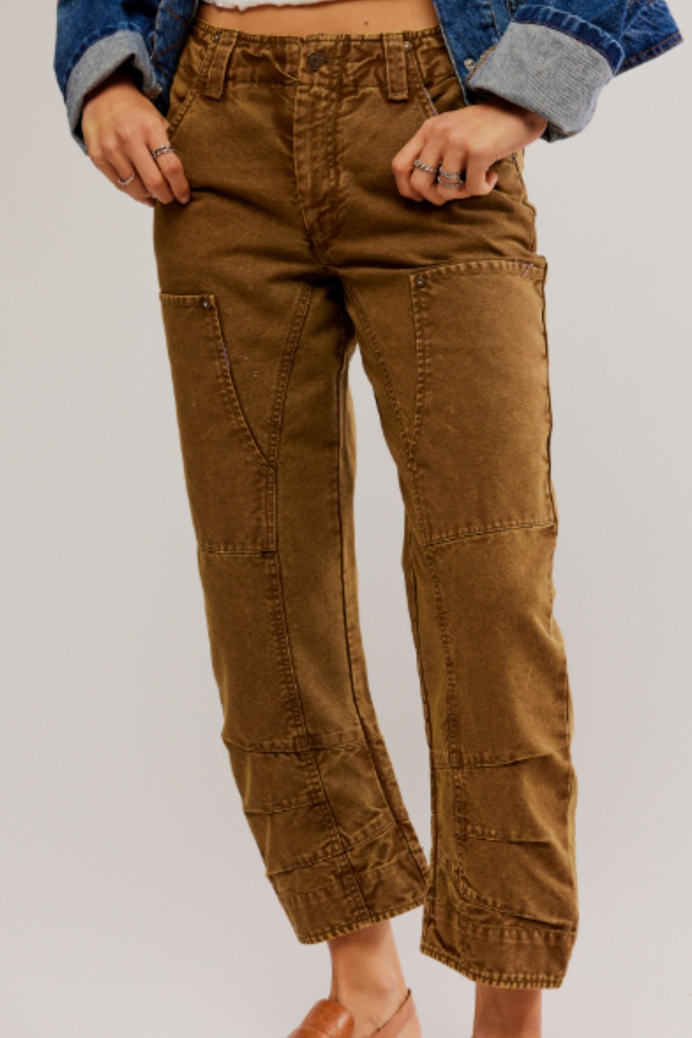 Free People: Supersonic Slim Pant in Breen - J. Cole ShoesFREE PEOPLEFree People: Supersonic Slim Pant in Breen