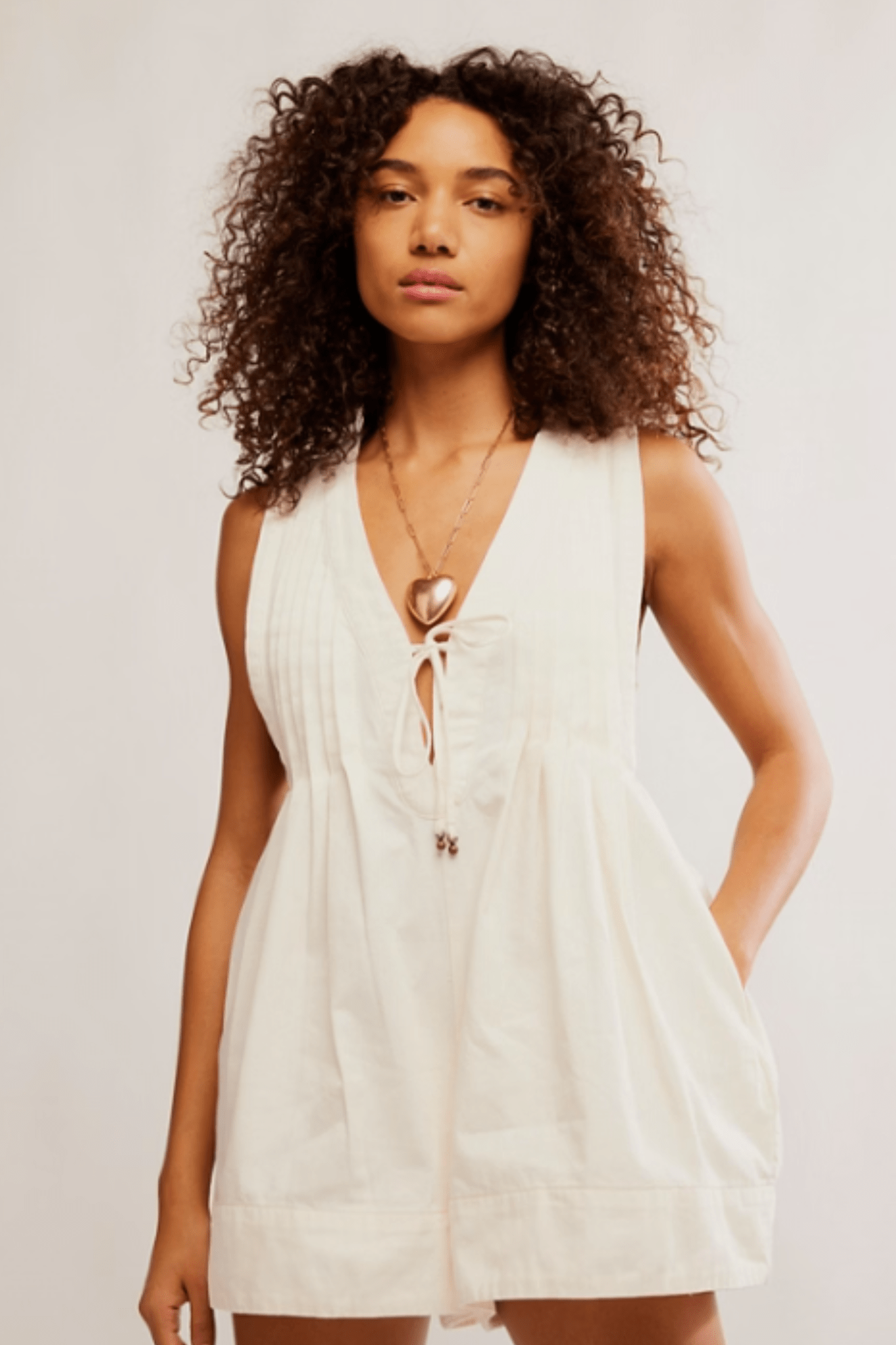 Free People: Webster Romper in Ecru Wash - J. Cole ShoesFREE PEOPLEFree People: Webster Romper in Ecru Wash