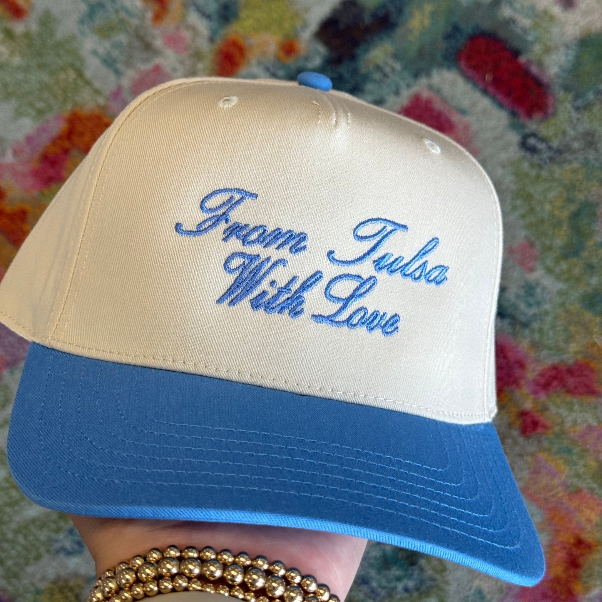 "From Tulsa With Love" Hat in Light Blue - J. Cole Shoesmadley"From Tulsa With Love" Hat in Light Blue