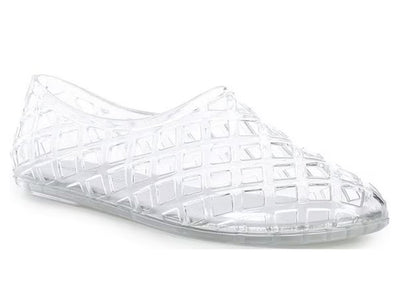 Jeffrey Campbell: Jellz in Clear Silver - J. Cole ShoesJEFFREY CAMPBELLJeffrey Campbell: Jellz in Clear Silver