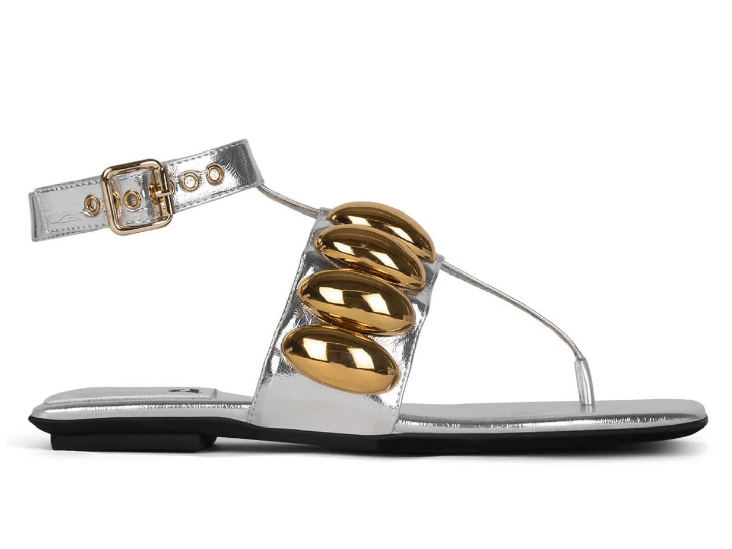 Jeffrey Campbell: Resort in Silver/Gold - J. Cole ShoesJEFFREY CAMPBELLJeffrey Campbell: Resort in Silver/Gold