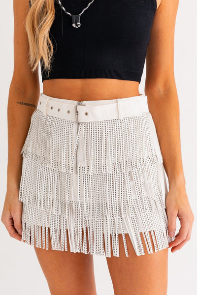 Joan Fringe skirt - J. Cole Shoesle lisJoan Fringe skirt