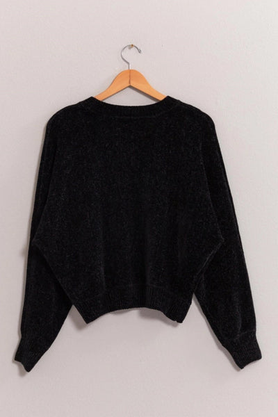 Keanai Black Sweater - J. Cole ShoesHYFVEKeanai Black Sweater