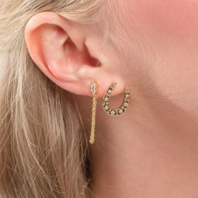 Kinsey Designs: Sadie Wrap Earrings in Gold - J. Cole ShoesKINSEY DESIGNSKinsey Designs: Sadie Wrap Earrings in Gold