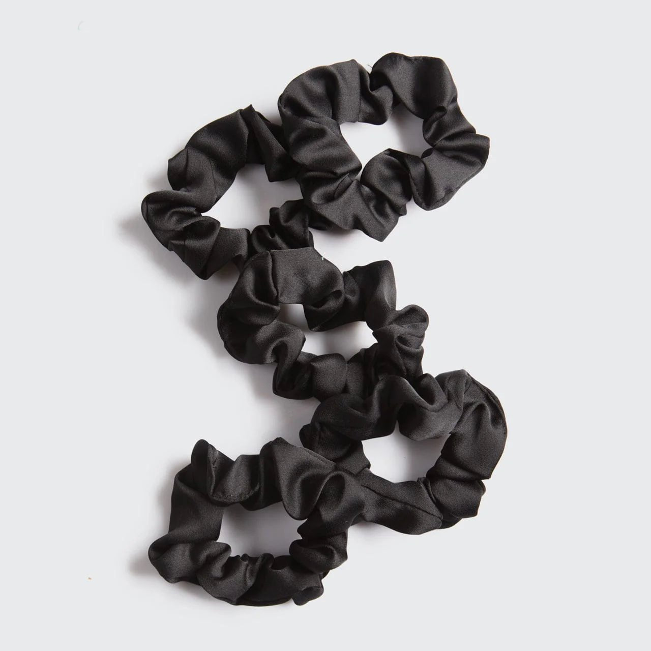 Kitsch: Satin Sleep Scrunchies in Black - J. Cole ShoesKITSCHKitsch: Satin Sleep Scrunchies in Black