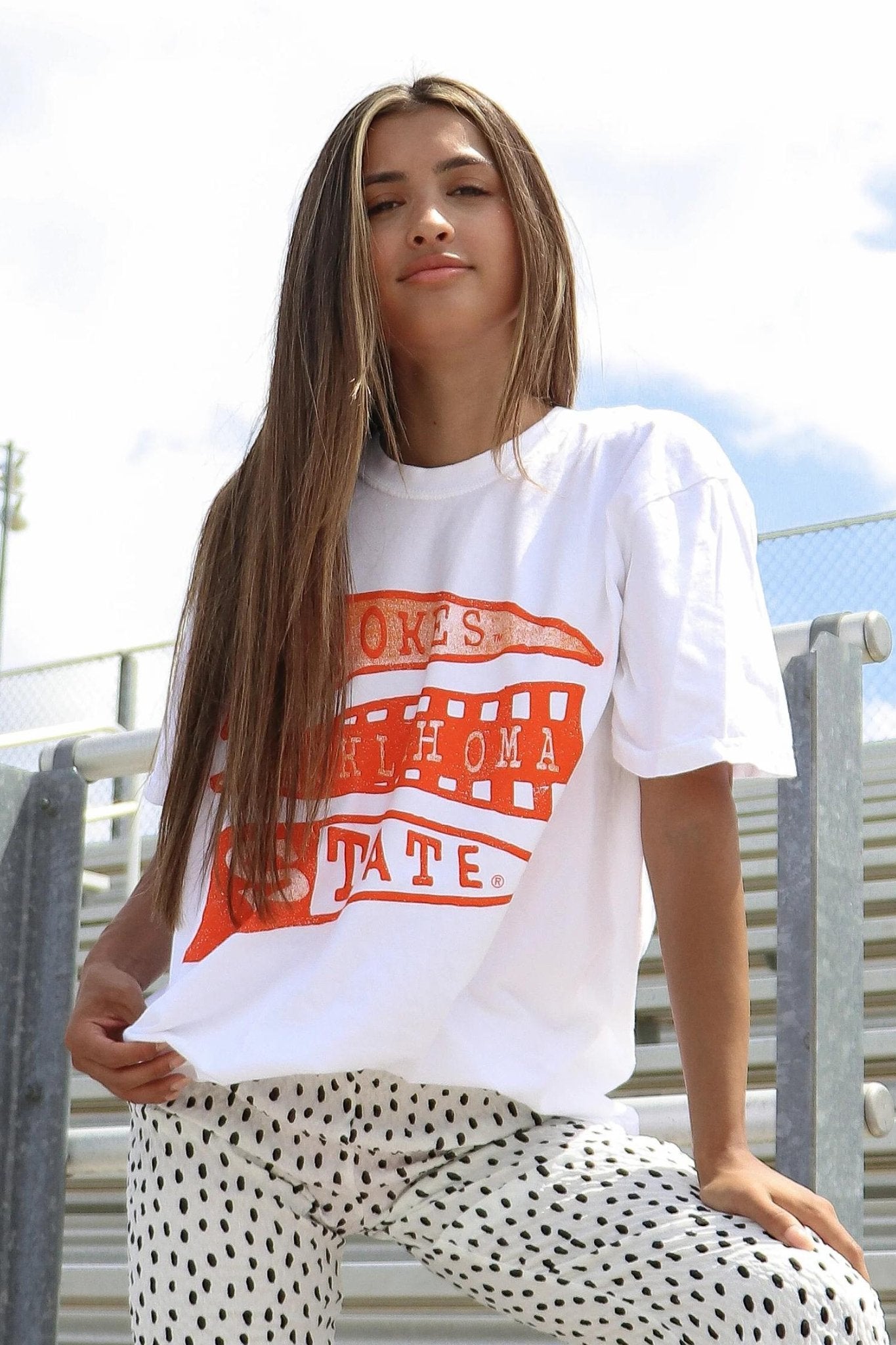 Livy Lu: OSU Cowboys Pennant Comfort Colors Tee - J. Cole ShoesLIVY LULivy Lu: OSU Cowboys Pennant Comfort Colors Tee