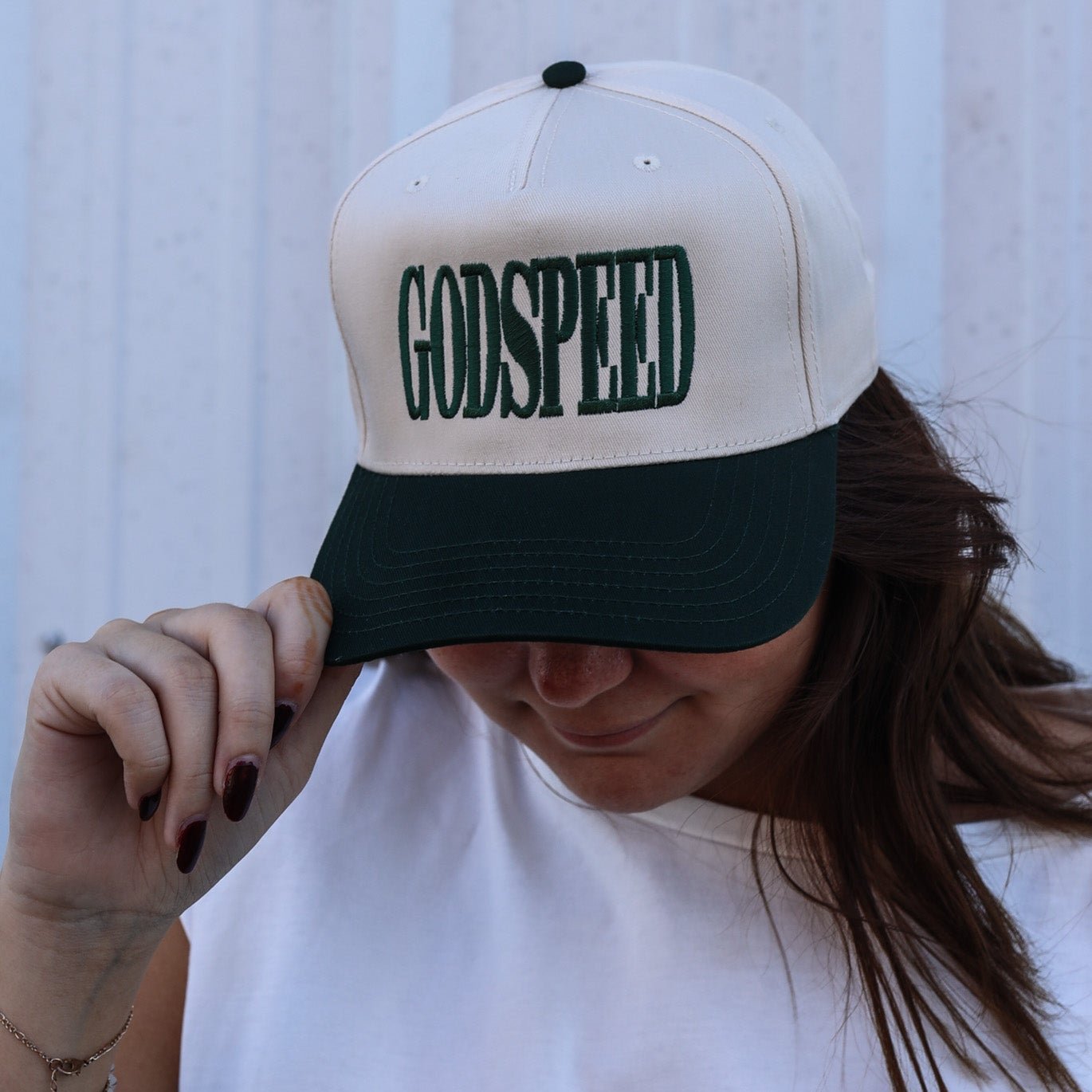 Madley: "Godspeed" Hat in Dark Green & Tan - J. Cole ShoesmadleyMadley: "Godspeed" Hat in Dark Green & Tan