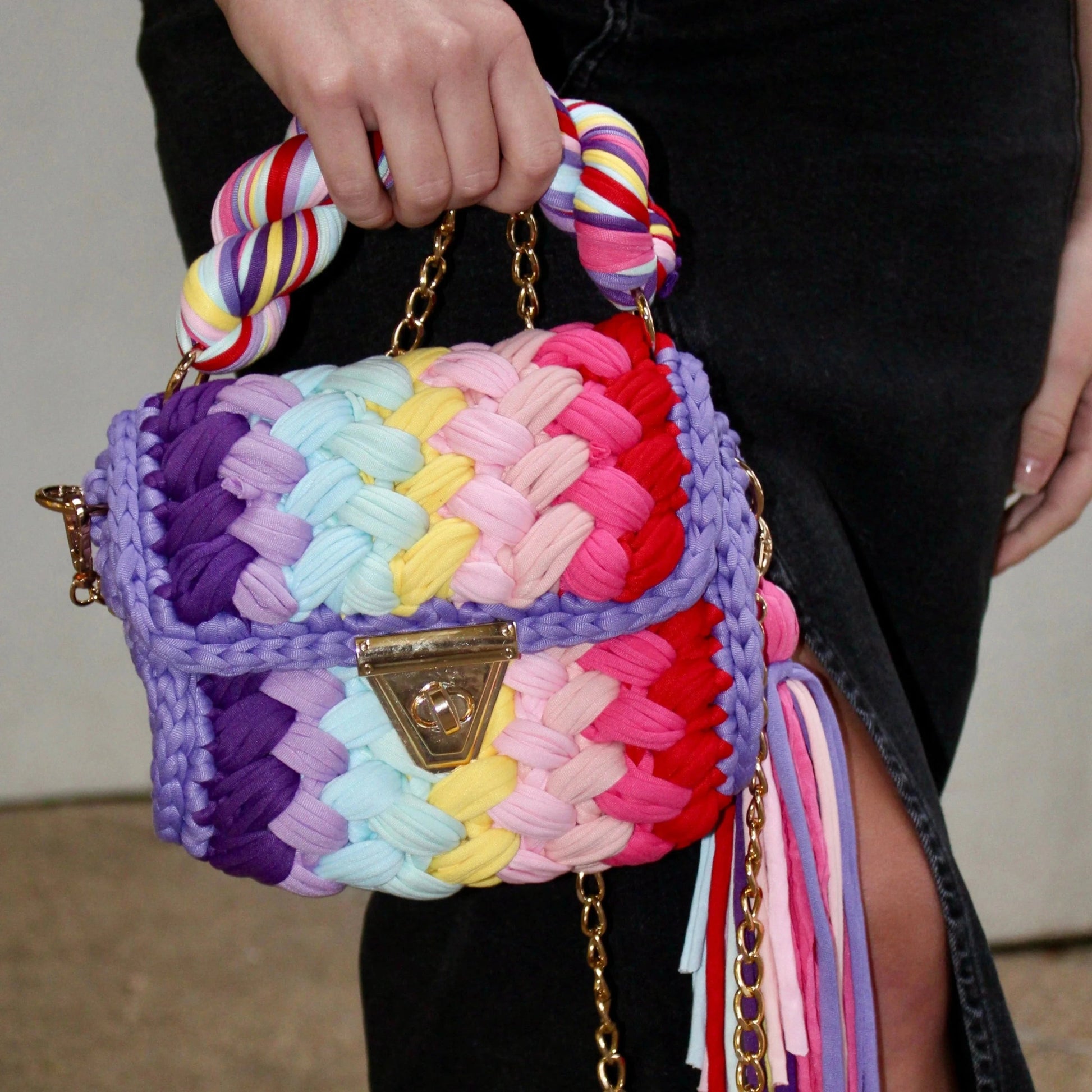 Montego Woven Bag in Rainbow - J. Cole ShoesACCESSORY CONCIERGEMontego Woven Bag in Rainbow